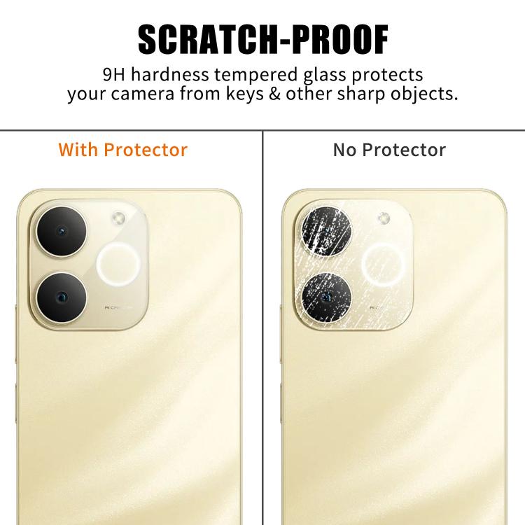 For Realme Note 70T / Narzo 80 Lite Kalebol Transparent HD Anti-Fingerprint AR Integrated Camera Lens Tempered Glass Film