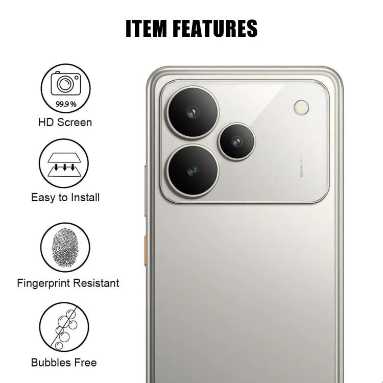 For Realme P4 5G Kalebol Transparent HD Anti-Fingerprint AR Integrated Camera Lens Tempered Glass Film