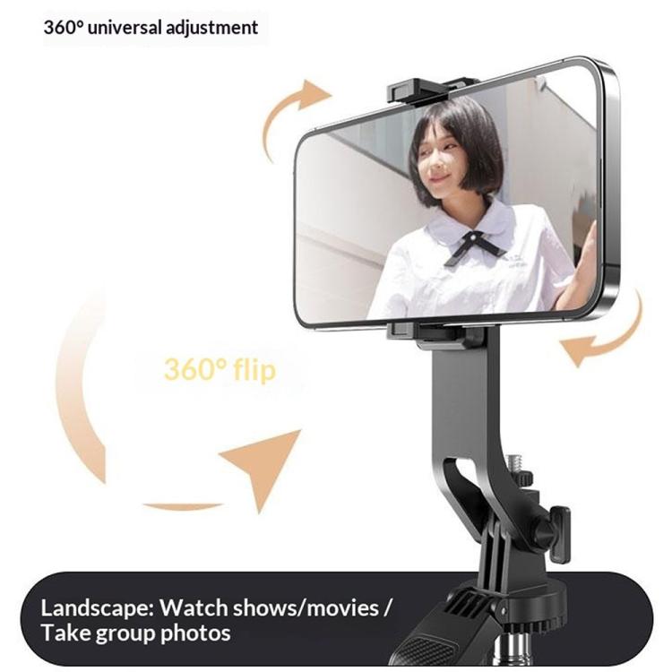 P18TK Anti-Shake Handheld Stabilizer 1.8m Extendable 4-leg Tripod Bluetooth Selfie Stick