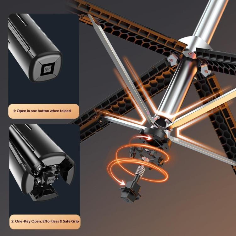 P18TK Anti-Shake Handheld Stabilizer 1.8m Extendable 4-leg Tripod Bluetooth Selfie Stick