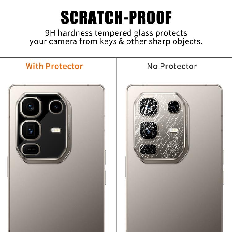For Infinix Note 50 Pro+ 5G Kalebol Silk-Screened HD Anti-Fingerprint AR Integrated Camera Lens Tempered Glass Film