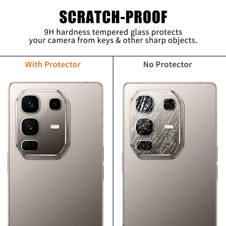 For Infinix Note 50 Pro+ Kalebol Transparent HD Anti-Fingerprint AR Integrated Camera Lens Tempered Glass Film