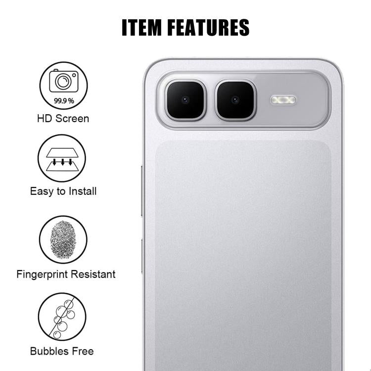 For Infinix Smart 10 Plus 4G Kalebol Transparent HD Anti-Fingerprint AR Integrated Camera Lens Tempered Glass Film