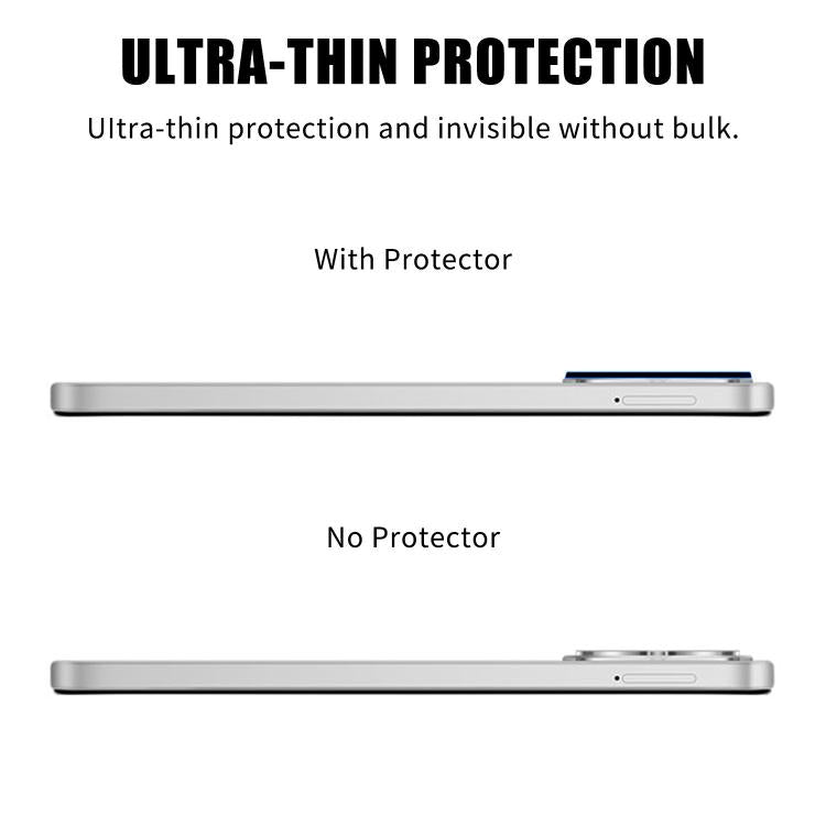 For Tecno Spark 40 4G Kalebol Transparent HD Anti-Fingerprint AR Integrated Camera Lens Tempered Glass Film