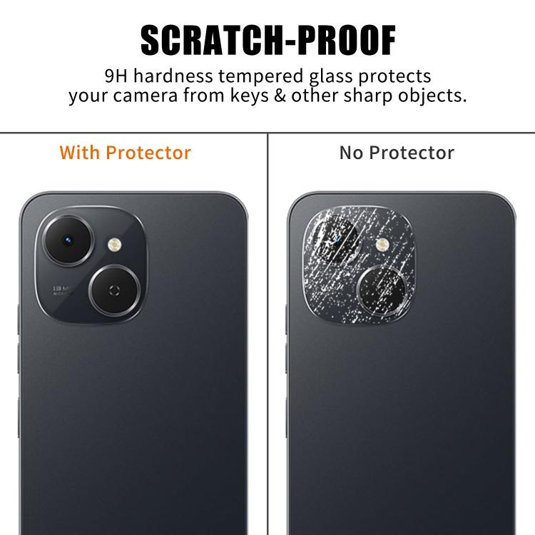 For Tecno Spark 40C Kalebol Transparent HD Anti-Fingerprint AR Integrated Camera Lens Tempered Glass Film