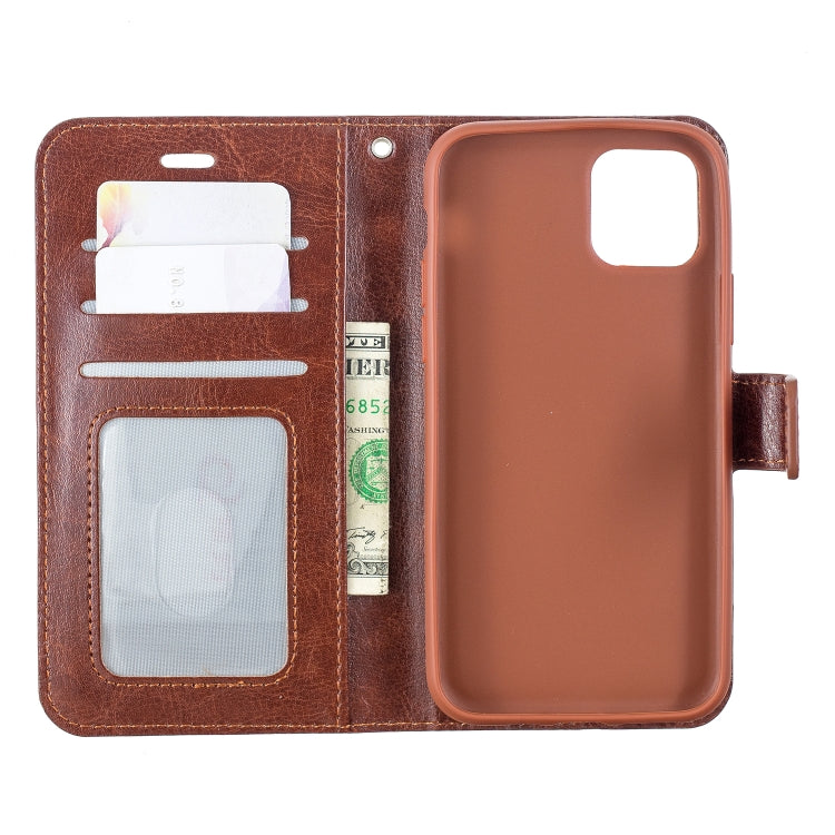 For iPhone 11 Pro Crazy Horse Texture Horizontal Flip Leather Case with Holder & Card Slots & Wallet & Photo Frame