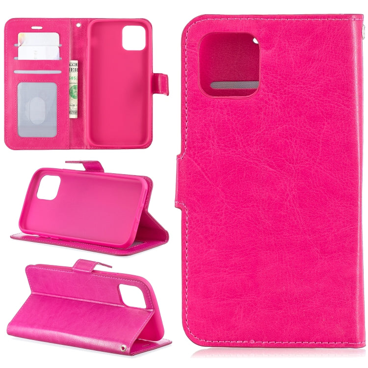 For iPhone 11 Pro Crazy Horse Texture Horizontal Flip Leather Case with Holder & Card Slots & Wallet & Photo Frame
