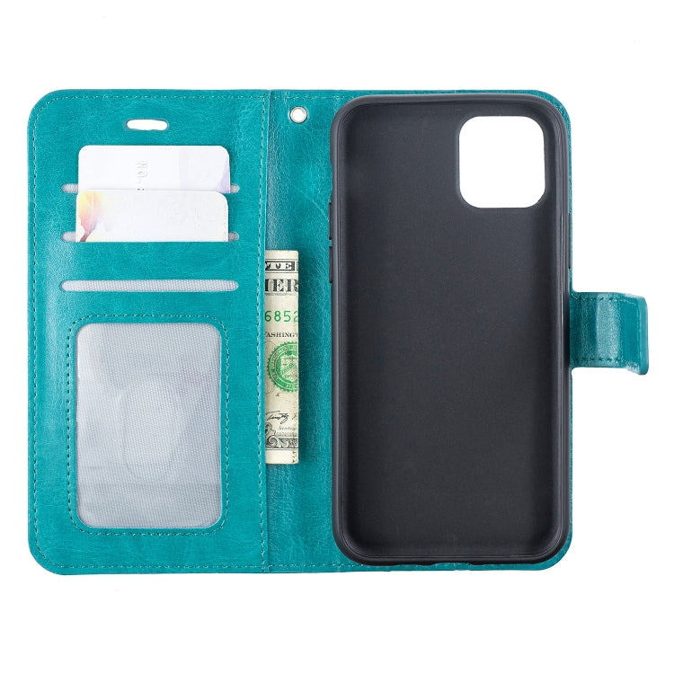 For iPhone 11 Pro Crazy Horse Texture Horizontal Flip Leather Case with Holder & Card Slots & Wallet & Photo Frame