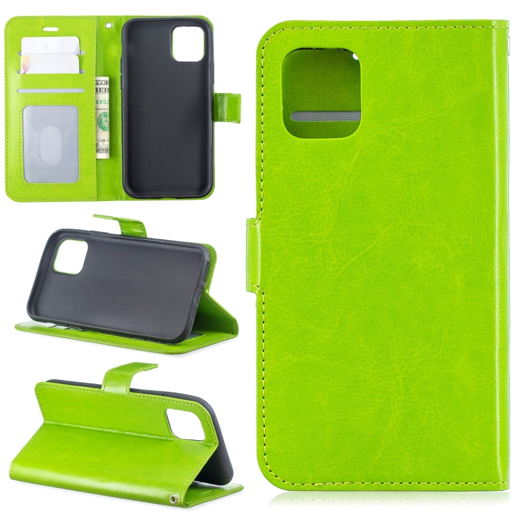 For iPhone 11 Pro Crazy Horse Texture Horizontal Flip Leather Case with Holder & Card Slots & Wallet & Photo Frame