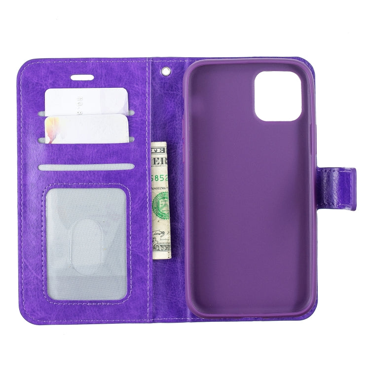 For iPhone 11 Pro Crazy Horse Texture Horizontal Flip Leather Case with Holder & Card Slots & Wallet & Photo Frame