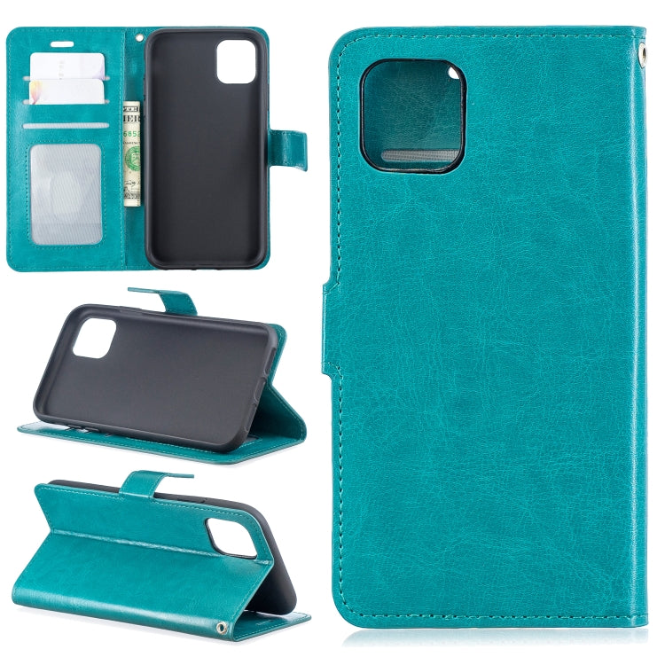 For iPhone 11 Pro Max Crazy Horse Texture Horizontal Flip Leather Case with Holder & Card Slots & Wallet & Photo Frame
