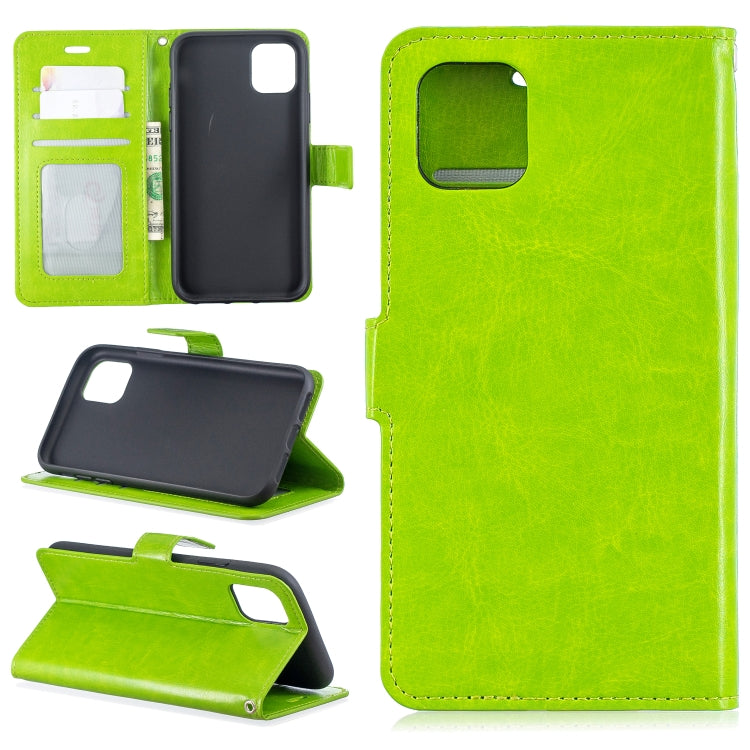 For iPhone 11 Pro Max Crazy Horse Texture Horizontal Flip Leather Case with Holder & Card Slots & Wallet & Photo Frame