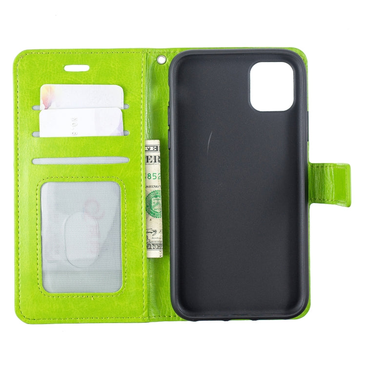 For iPhone 11 Pro Max Crazy Horse Texture Horizontal Flip Leather Case with Holder & Card Slots & Wallet & Photo Frame