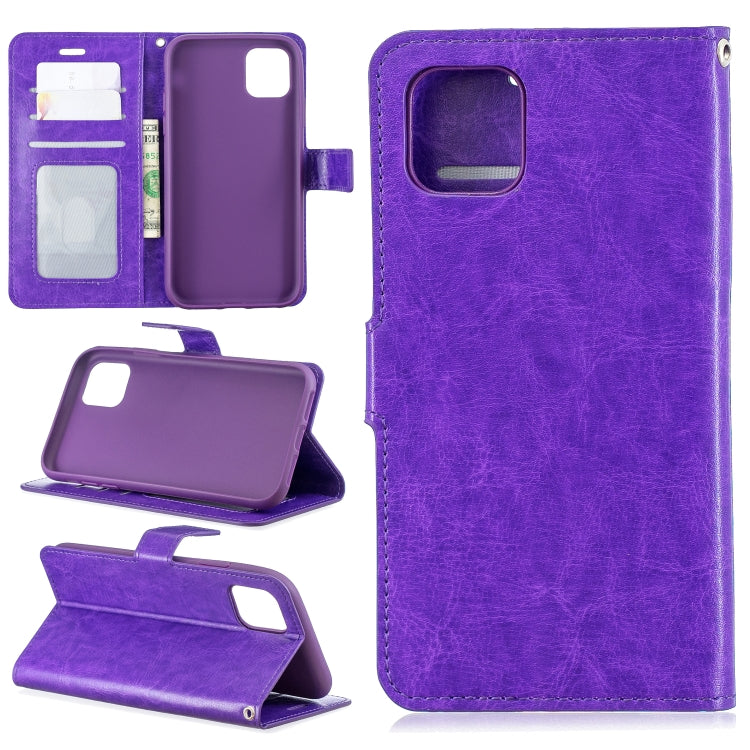 For iPhone 11 Pro Max Crazy Horse Texture Horizontal Flip Leather Case with Holder & Card Slots & Wallet & Photo Frame