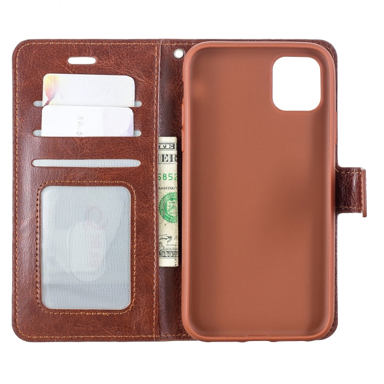 For iPhone 11 Crazy Horse Texture Horizontal Flip Leather Case with Holder & Card Slots & Wallet & Photo Frame for  iPhone 11