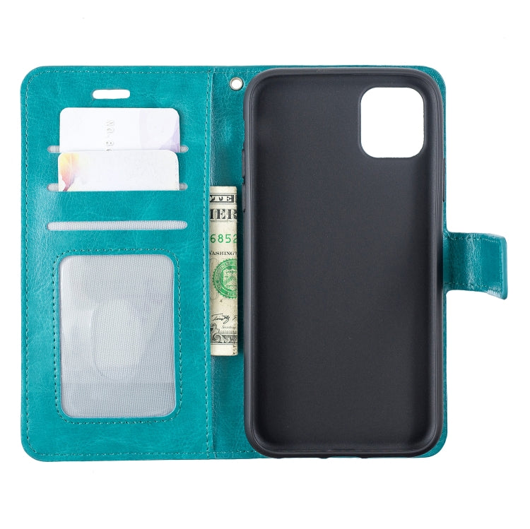 For iPhone 11 Crazy Horse Texture Horizontal Flip Leather Case with Holder & Card Slots & Wallet & Photo Frame for  iPhone 11