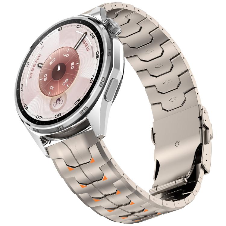 22mm Steel Kongman Folding Clasp Titanium Metal Watch Band