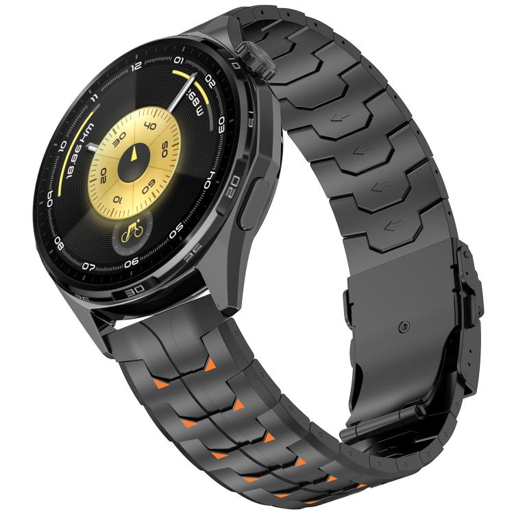 22mm Steel Kongman Folding Clasp Titanium Metal Watch Band