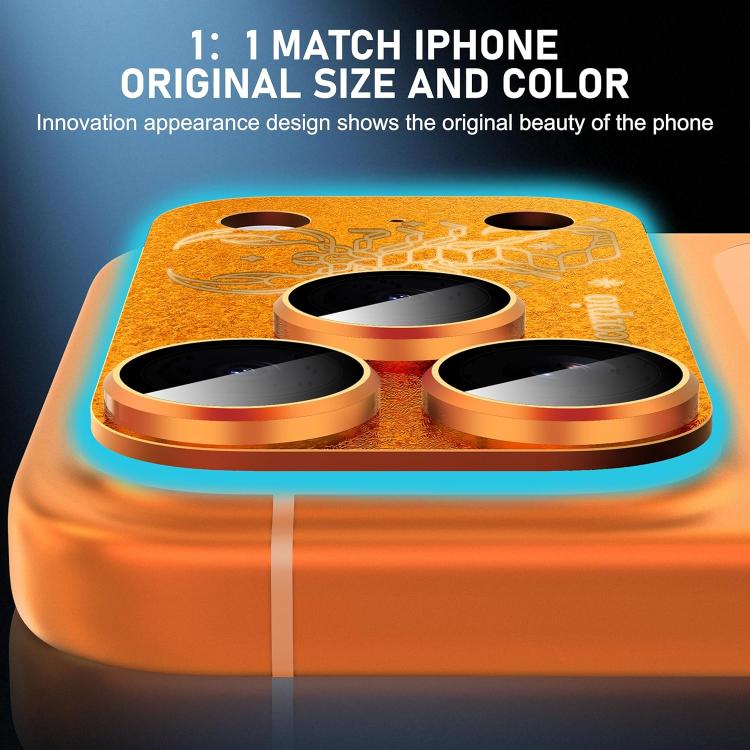 For iPhone 17 Pro Max Twelve Constellations Armor Integrated Full-Coverage Frosted Metal Camera Lens Film, Zodiac:Libra
