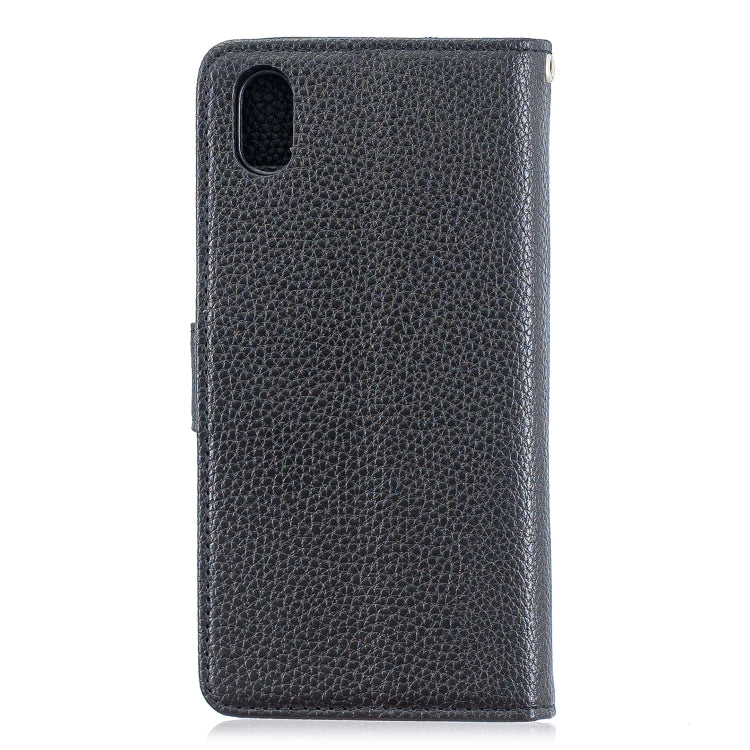 For Huawei Y5 2019 Lychee Texture Horizontal Flip Leather Case with Holder & Card Slots & Wallet & Photo Frame