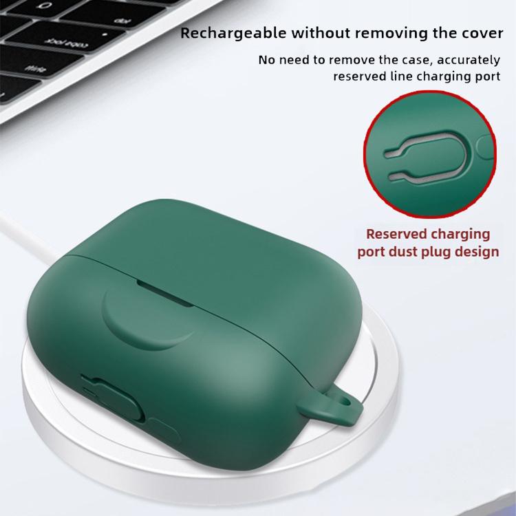 For EarFun Air Pro 4+ Solid Color Silicone Earphone Protective Cover