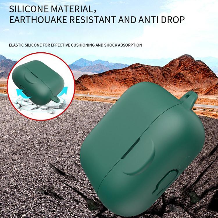 For EarFun Air Pro 4+ Solid Color Silicone Earphone Protective Cover