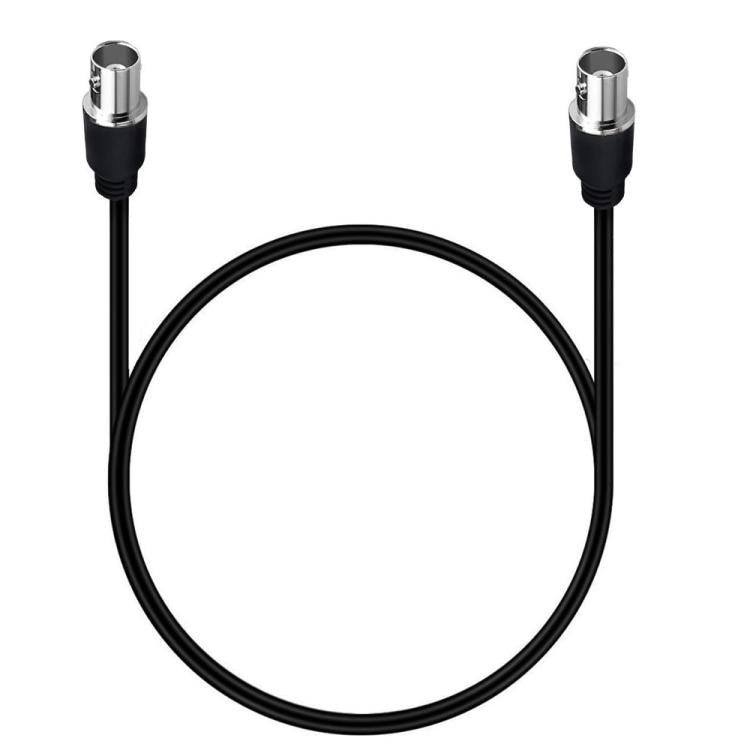 JUNSUNMAY Female to Female RG59U BNC Extension Cable for Video Security Camera CCTV Systems, Length:150cm