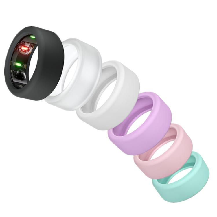 For Oura Ring Gen3 / Samsung Galaxy Ring Silicone Ring Cover, Size:S 5-10