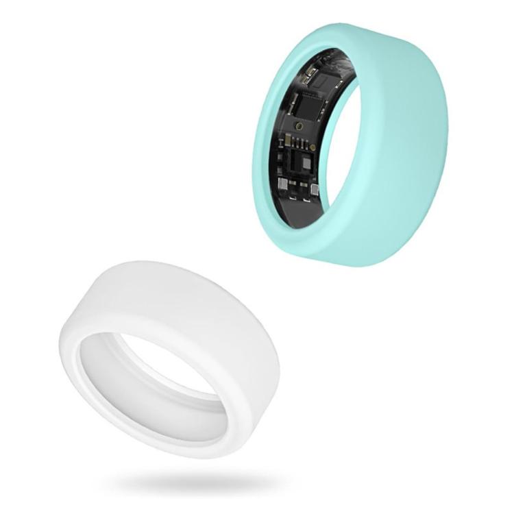 For Oura Ring Gen3 / Samsung Galaxy Ring Silicone Ring Cover, Size:S 5-10