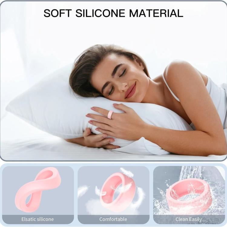 For Oura Ring Gen3 / Samsung Galaxy Ring Silicone Ring Cover, Size:S 5-10