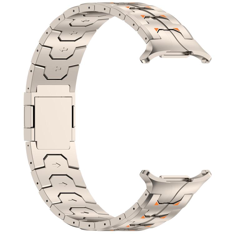 For Samsung Galaxy Watch Ultra 47mm / Ultra 2025 Steel Kongman Folding Clasp Titanium Metal Watch Band