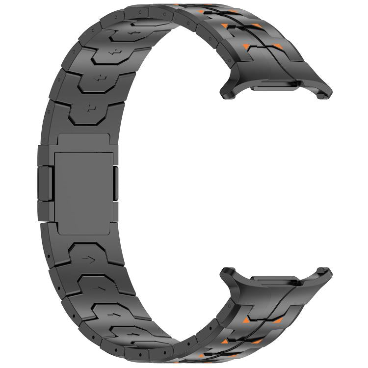 For Samsung Galaxy Watch Ultra 47mm / Ultra 2025 Steel Kongman Folding Clasp Titanium Metal Watch Band
