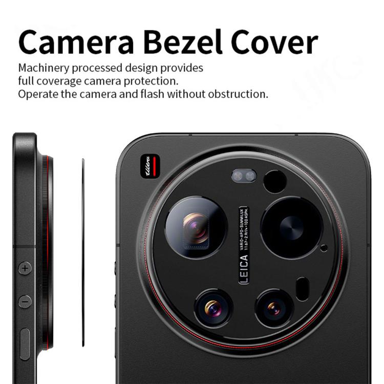 For Xiaomi 17 Ultra Kalebol Metal Hollow Lens Protection Ring