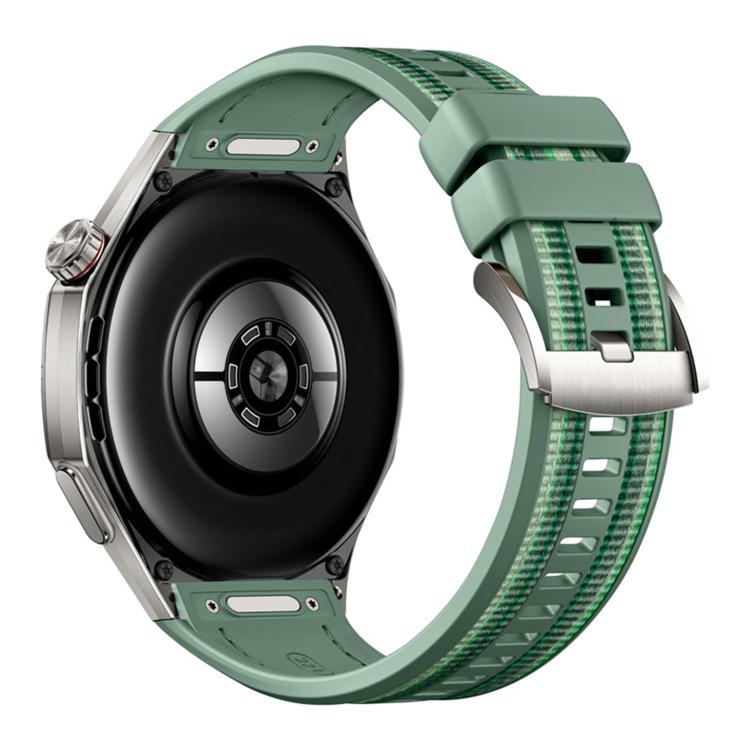 For Huawei Watch GT 6 Pro Push Button Composite Nylon Silicone Watch Band