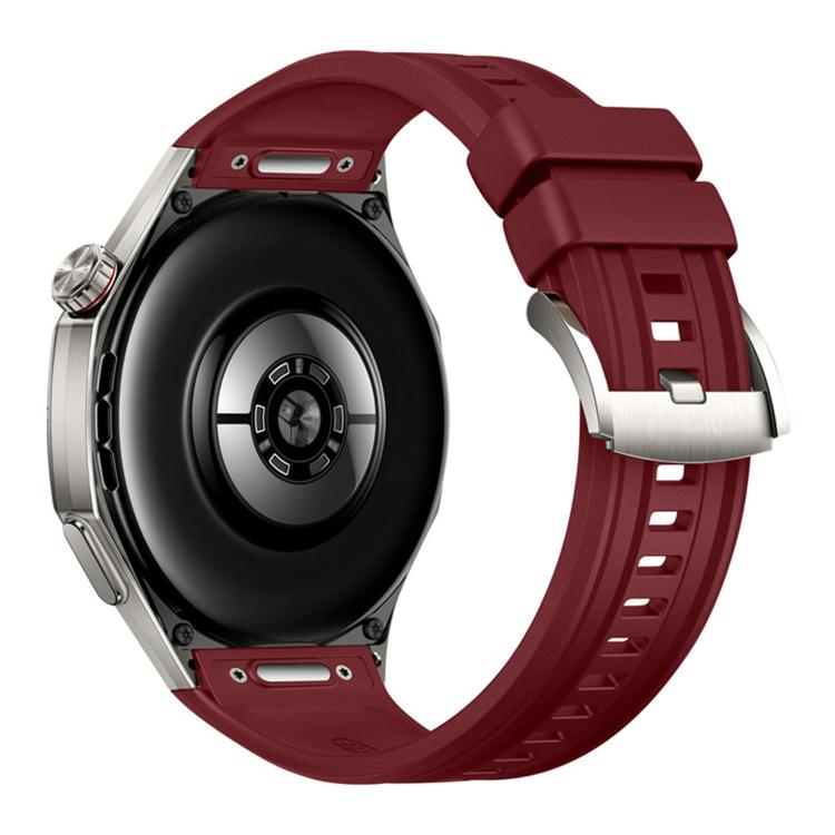 For Huawei Watch GT 6 Pro Push Button Single Color Silicone Watch Band