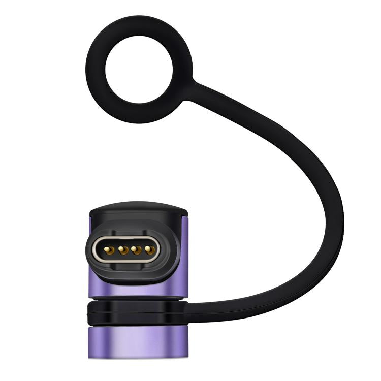 For Garmin Series Smart Watch Anti-Loss Lanyard Charging Metal Adapter Curved-End Style