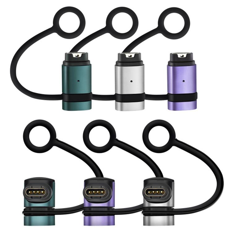 For Garmin Series Smart Watch Anti-Loss Lanyard Charging Metal Adapter Straight-End Style