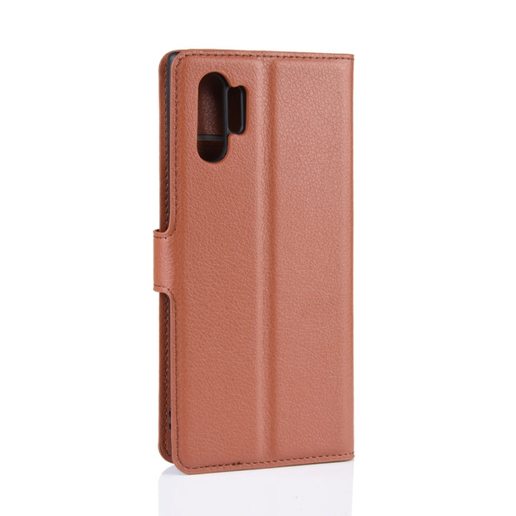 Litchi Texture Horizontal Flip Leather Case for Galaxy Note 10 Pro, with Wallet & Holder & Card Slots