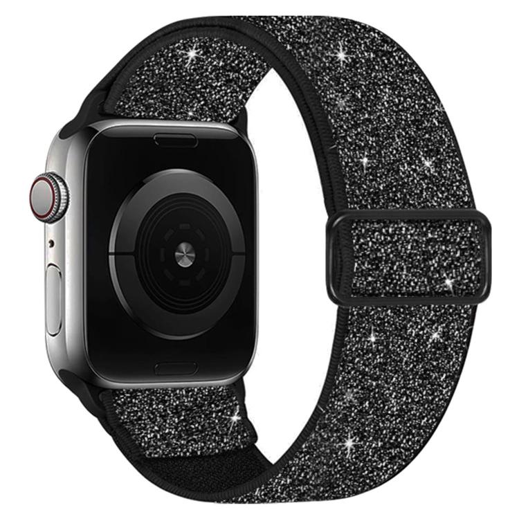For Apple Watch 42mm / 41mm / 40mm / 38mm Glitter Elastic Nylon Watch Band