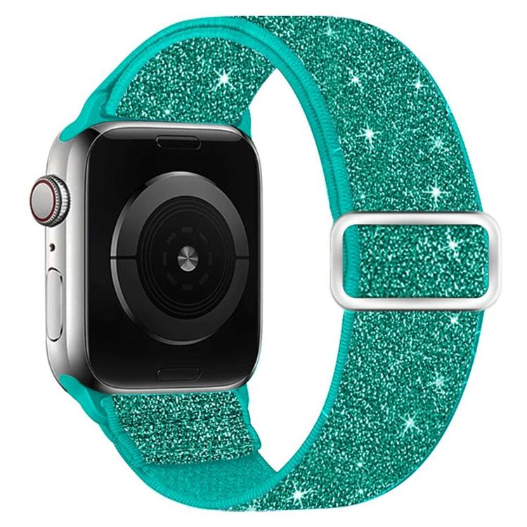 For Apple Watch 42mm / 41mm / 40mm / 38mm Glitter Elastic Nylon Watch Band