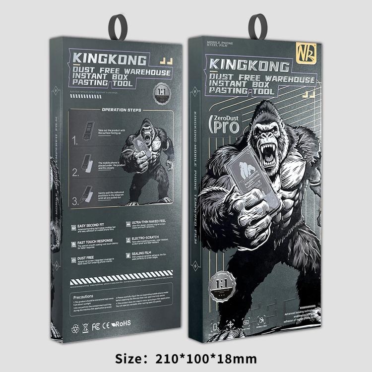 For iPhone 16 3pcs Easy Install Box Dust-Free 3D Curved Edge HD Electroplated Explosion-Proof Tempered Glass Film