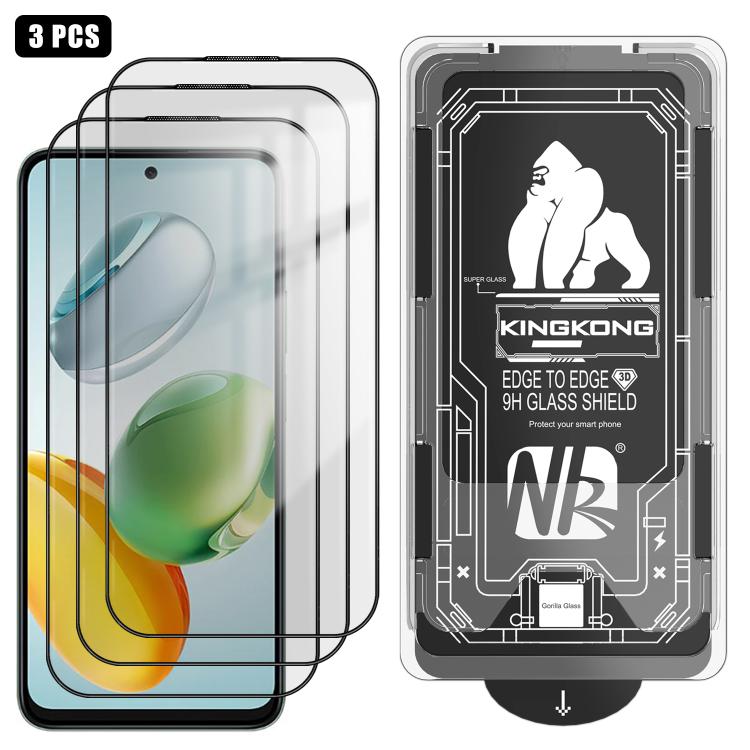 For Honor 200 Smart 3pcs Easy Install Box Dust-Free 3D Curved Edge HD Electroplated Explosion-Proof Tempered Glass Film