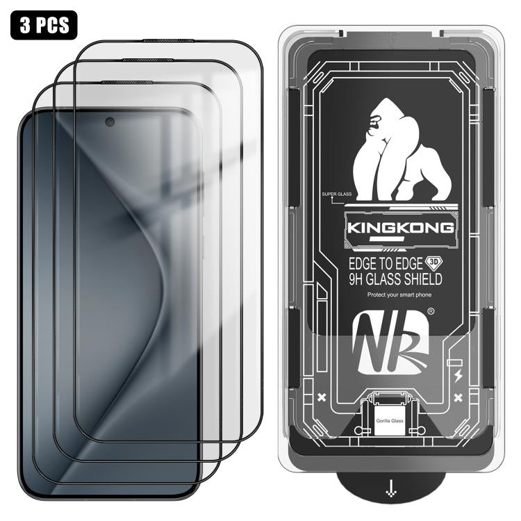 For Huawei Pura 70 3pcs Easy Install Box Dust-Free 3D Curved Edge HD Electroplated Explosion-Proof Tempered Glass Film