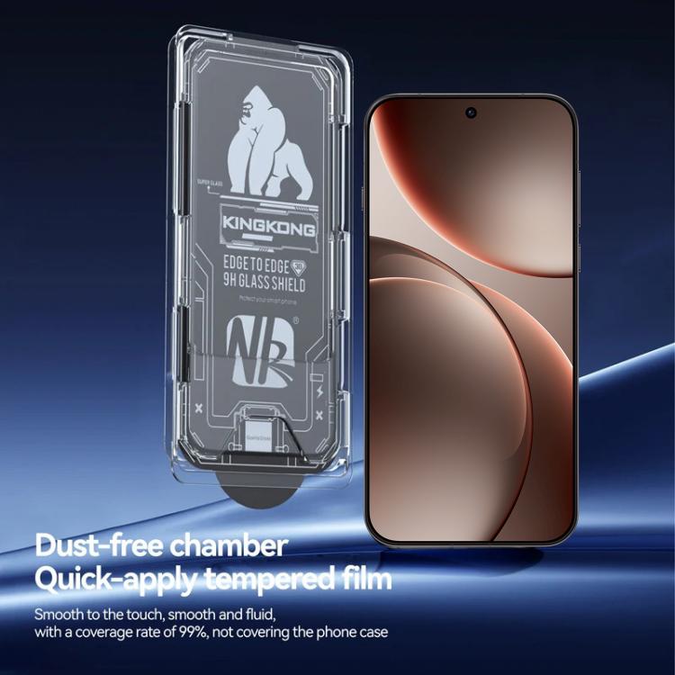 For Huawei Mate 80 Pro Max 3pcs Easy Install Box Dust-Free 3D Curved Edge HD Electroplated Explosion-Proof Tempered Glass Film