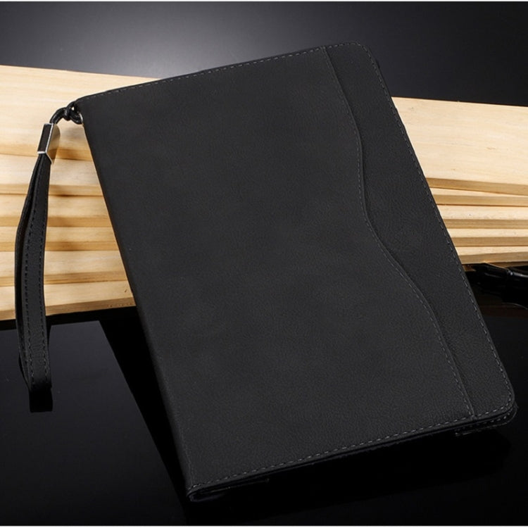 Business Style Horizontal Flip Leather Case for iPad 9.7 (2018) / (2017) / Air 1 / Air 2 / iPad Pro 9.7 inch, Can Be Disassembled and Separated for Use, with Wallet & Card Slot & Holder & Lanyard