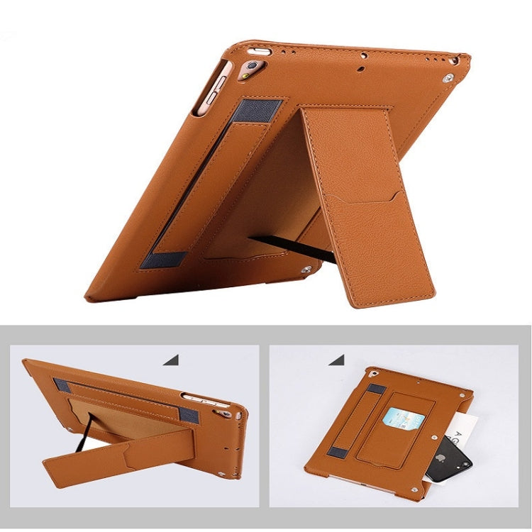 Business Style Horizontal Flip Leather Case for iPad 9.7 (2018) / (2017) / Air 1 / Air 2 / iPad Pro 9.7 inch, Can Be Disassembled and Separated for Use, with Wallet & Card Slot & Holder & Lanyard