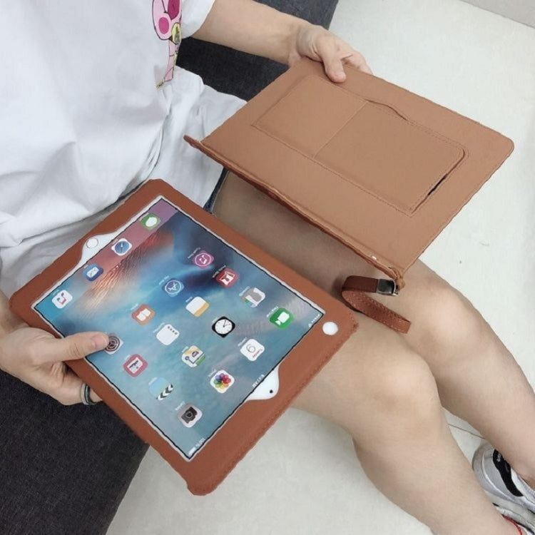 Business Style Horizontal Flip Leather Case for iPad 9.7 (2018) / (2017) / Air 1 / Air 2 / iPad Pro 9.7 inch, Can Be Disassembled and Separated for Use, with Wallet & Card Slot & Holder & Lanyard