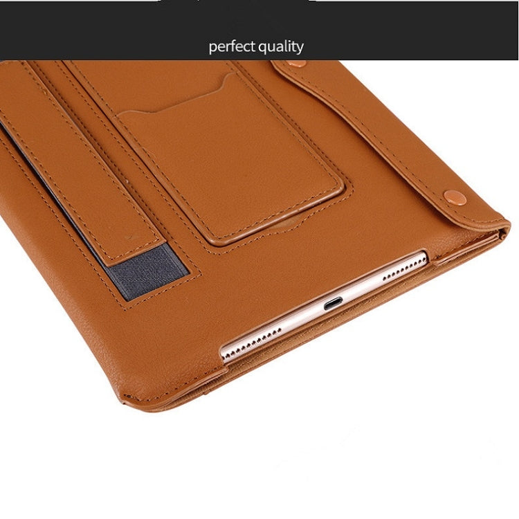 Business Style Horizontal Flip Leather Case for iPad 9.7 (2018) / (2017) / Air 1 / Air 2 / iPad Pro 9.7 inch, Can Be Disassembled and Separated for Use, with Wallet & Card Slot & Holder & Lanyard