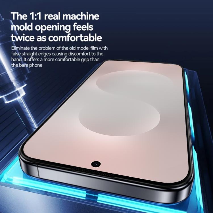 For Samsung Galaxy A05 3pcs Easy Install Box Dust-Free 3D Curved Edge HD Electroplated Explosion-Proof Tempered Glass Film