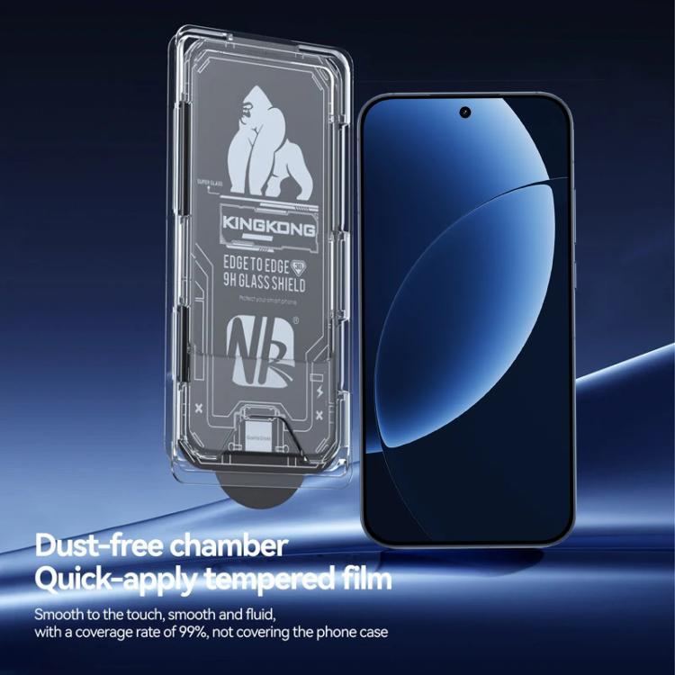 For Realme 12+ 3pcs Easy Install Box Dust-Free 3D Curved Edge HD Electroplated Explosion-Proof Tempered Glass Film